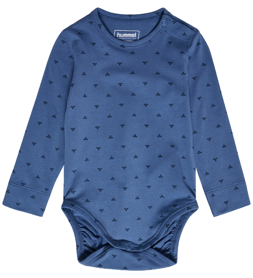 Hummel Body l/ä - HmlMini Bee - Niederländisch Blue m. Logo - Hummel - 74 - Body L/Ä Hummel Body l/ä - HmlMini Bee - Niederländisch Blue m. Logo - Hummel - 74 - Body L/Ä von Hummel