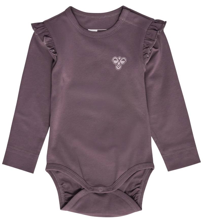 Hummel Body l/ä - HmlMini Frill - Black Plum - Hummel - 3 Jahre (98) - Body L/Ä von Hummel
