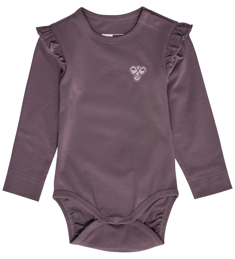 Hummel Body l/ä - HmlMini Frill - Black Plum - Hummel - 74 - Body L/Ä Hummel Body l/ä - HmlMini Frill - Black Plum - Hummel - 74 - Body L/Ä von Hummel
