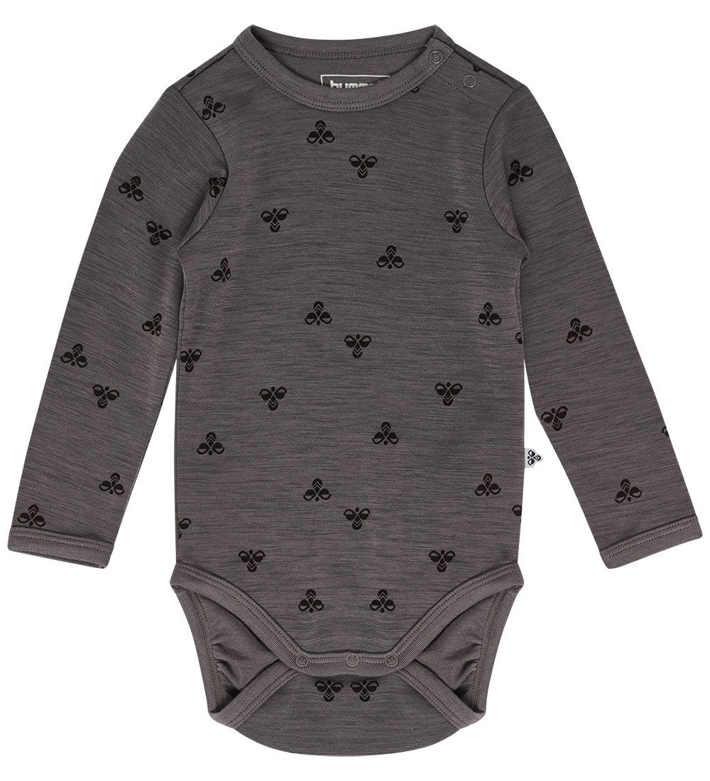Hummel Body l/ä - HmlMini - Wolle - Anthrazit Grey - Hummel - 68 - Body L/Ä Hummel Body l/ä - HmlMini - Wolle - Anthrazit Grey - Hummel - 68 - Body L/Ä von Hummel