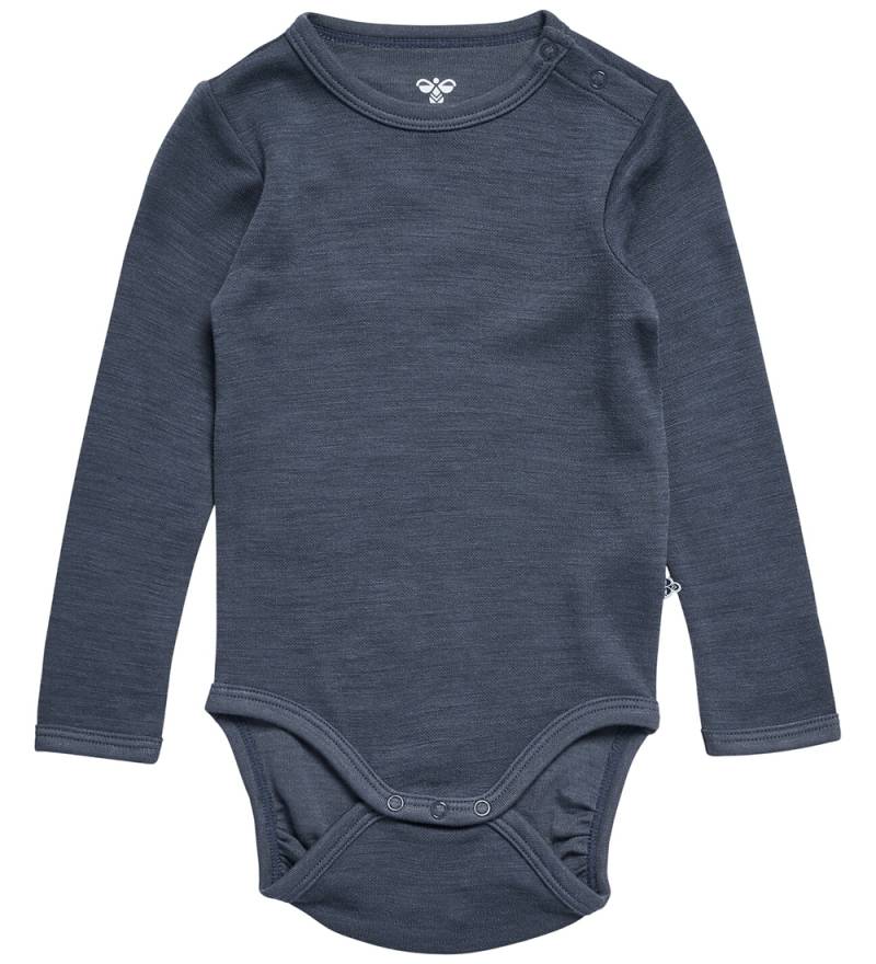 Hummel Body l/ä - Wolle - HmlMini Solid - Ombre Blue - Hummel - 1½ Jahre (86) - Body L/Ä von Hummel