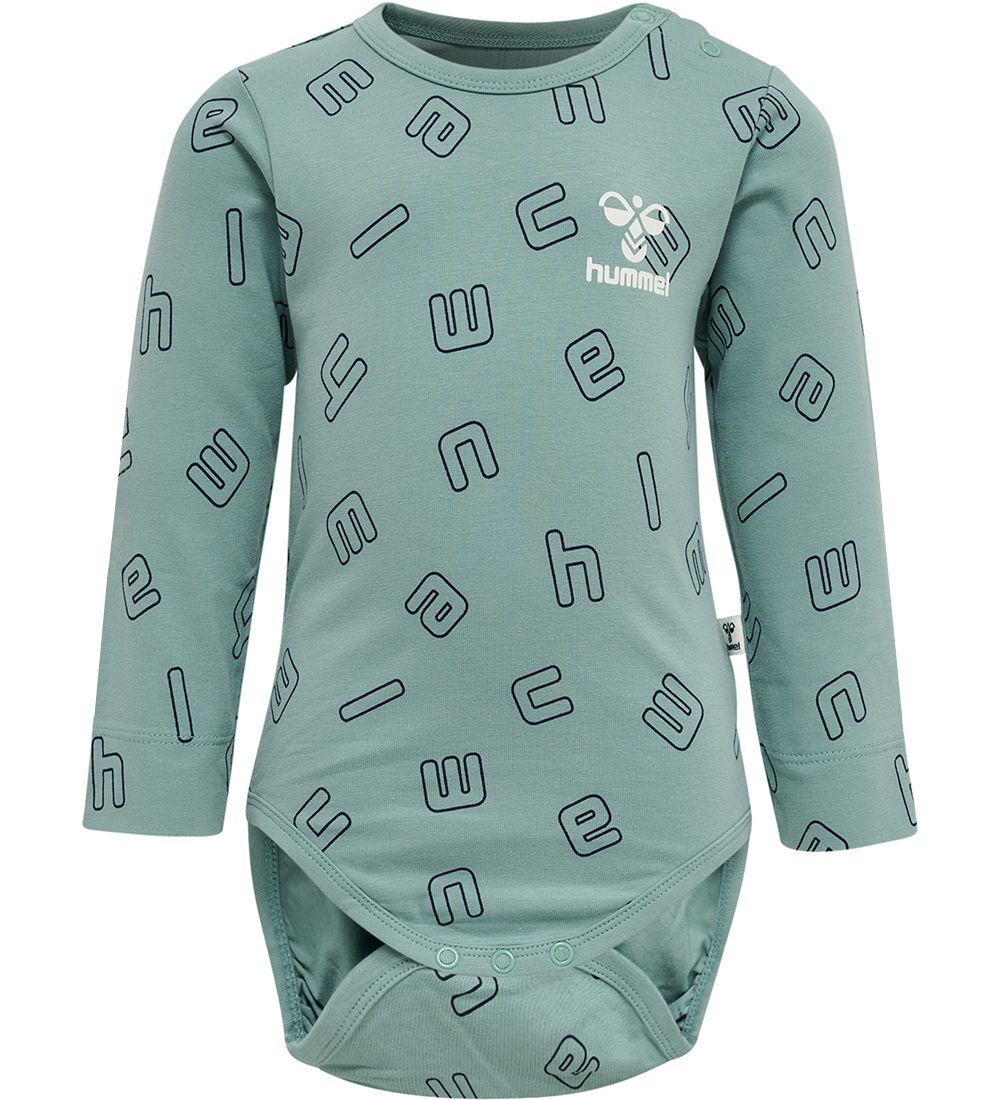 Hummel Body l/ä - hmlAthens - Mineral Blue - Hummel - 1 Jahr (80) - Body L/Ä von Hummel