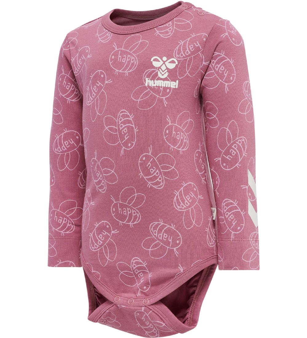 Hummel Body l/ä - hmlBeatrix - Heather Rose - Hummel - 3 Jahre (98) - Body L/Ä von Hummel