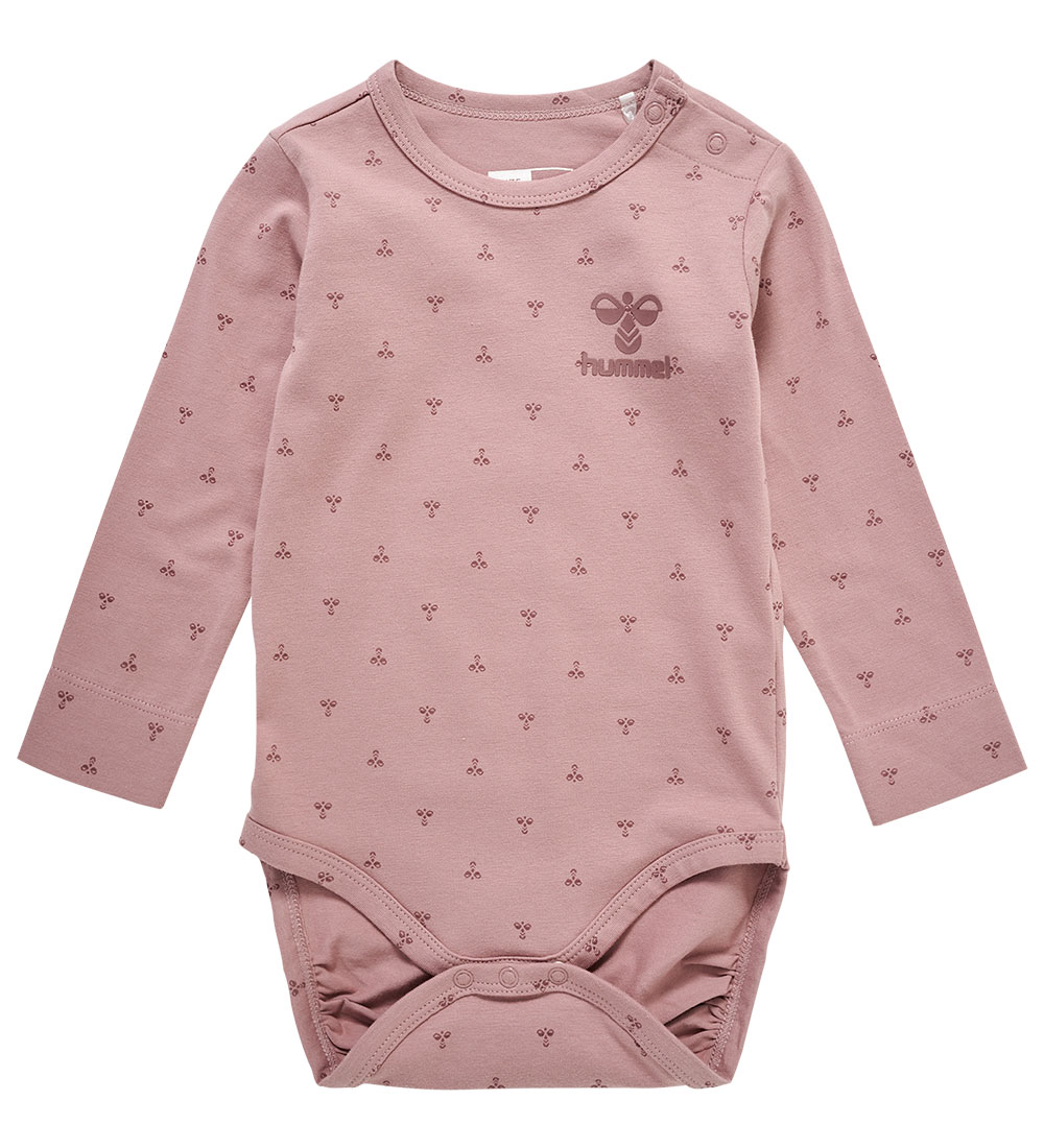 Hummel Body l/ä - hmlBeesy - Deauville Mauve - Hummel - 2 Jahre (92) - Body L/Ä von Hummel