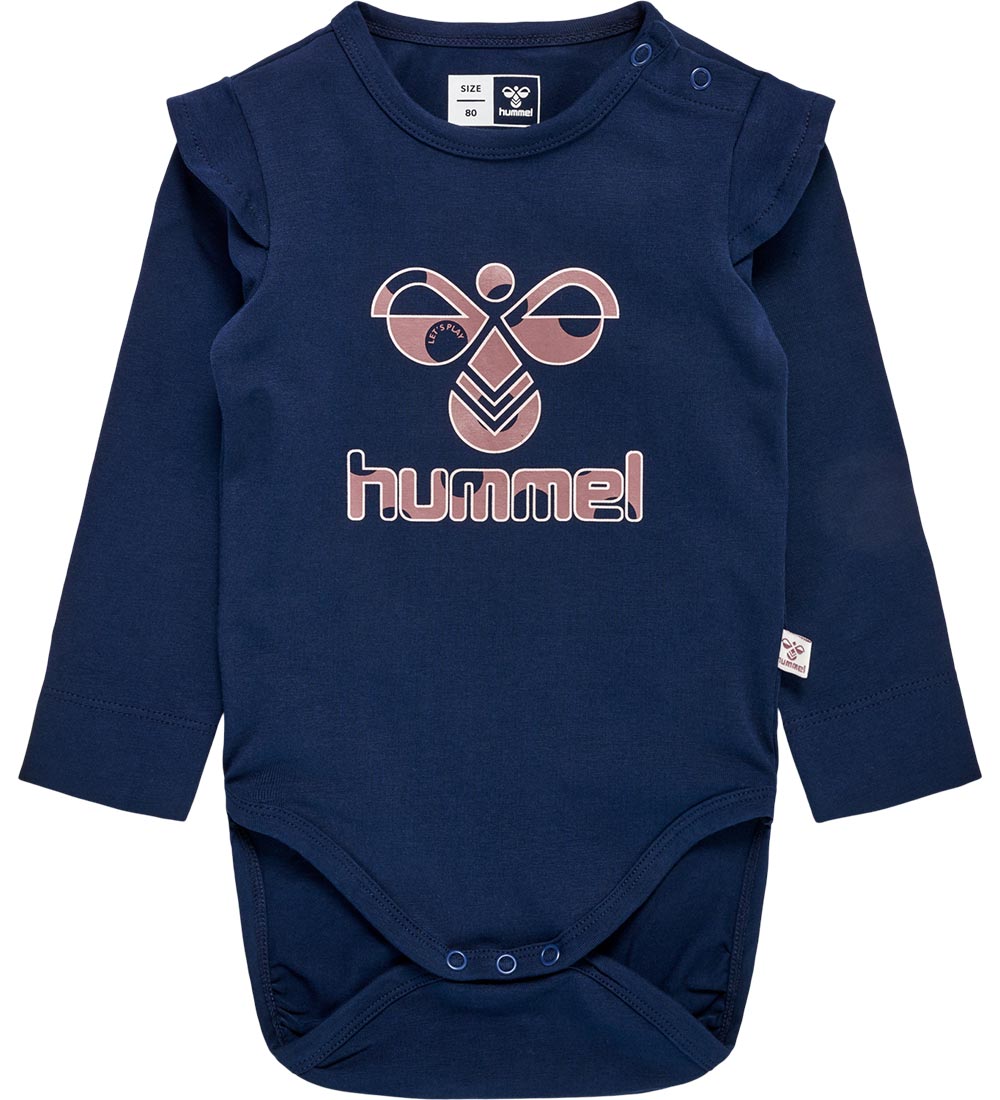 Hummel Body l/ä - hmlDorthe - Black Iris - Hummel - 3 Jahre (98) - Body L/Ä von Hummel