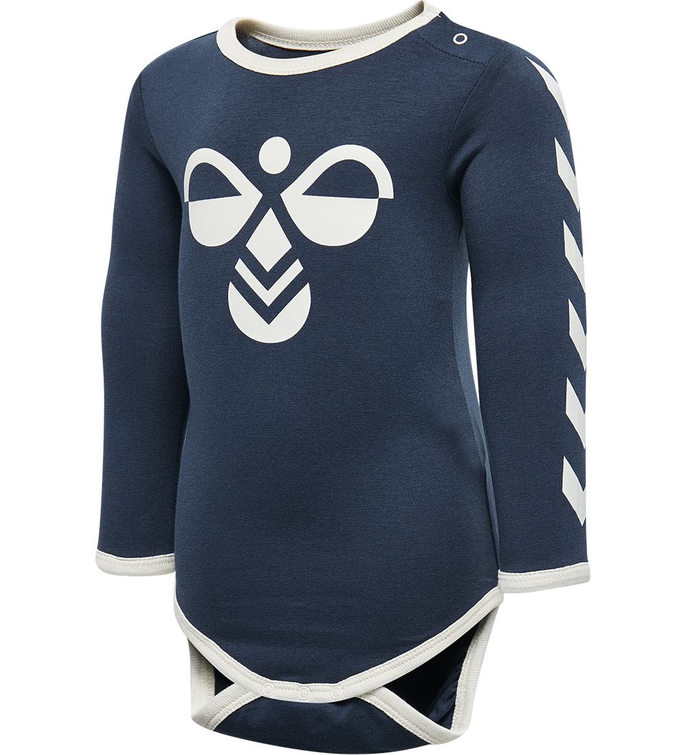 Hummel Body l/ä - hmlFlipper - Navy - Hummel - 1½ Jahre (86) - Body L/Ä von Hummel