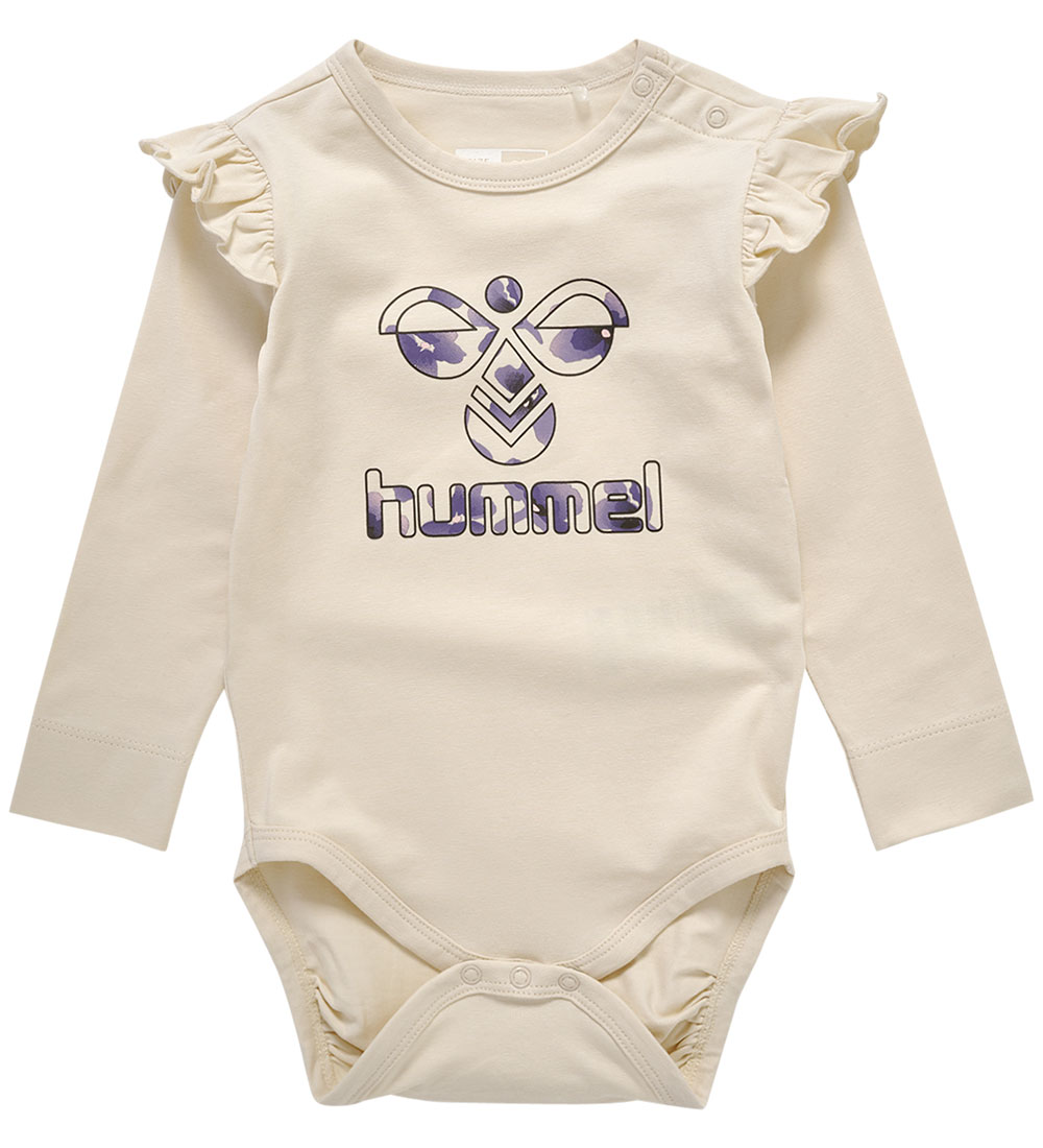 Hummel Body l/ä - hmlGitha - Whitecap Gray - Hummel - 2 Jahre (92) - Body L/Ä von Hummel