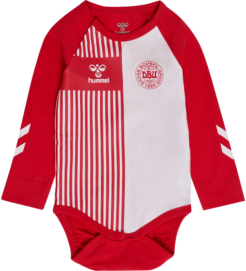 Hummel Body l/ä - hmlMINI DBU Gestreift - Tango Red - Hummel - 68 - Body L/Ä Hummel Body l/ä - hmlMINI DBU Gestreift - Tango Red - Hummel - 68 - Body L/Ä von Hummel