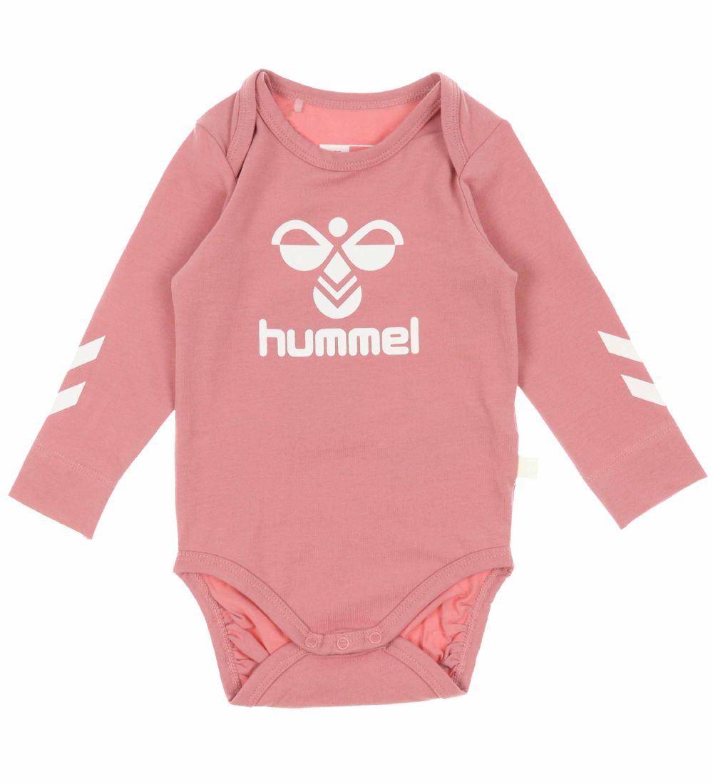 Hummel Body l/ä - hmlMarie - Dusty Rose m. Logo - Hummel - 62 - Body L/Ä Hummel Body l/ä - hmlMarie - Dusty Rose m. Logo - Hummel - 62 - Body L/Ä von Hummel