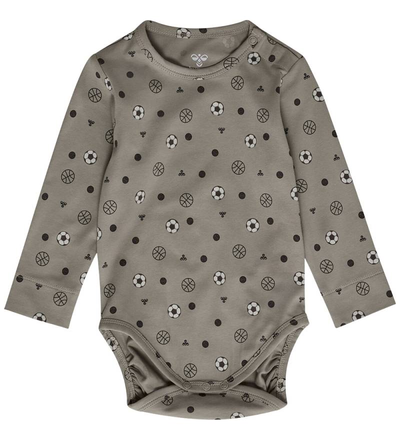 Hummel Body l/ä - hmlMini - AOP - Vintage Khaki m. Bälle - Hummel - 74 - Body L/Ä Hummel Body l/ä - hmlMini - AOP - Vintage Khaki m. Bälle - Hummel - 74 - Body L/Ä von Hummel