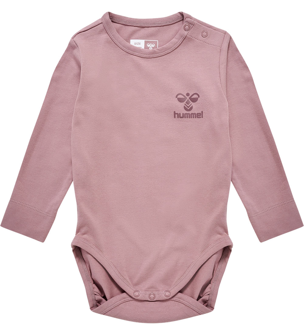 Hummel Body l/ä - hmlMino - Deauville Mauve - Hummel - 68 - Body L/Ä von Hummel
