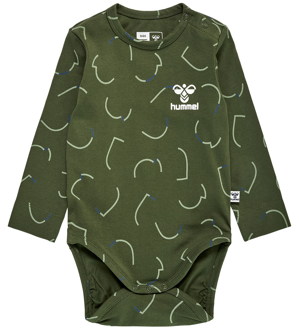 Hummel Body l/ä - hmlObi - Olive Nacht - Hummel - 62 - Body L/Ä Hummel Body l/ä - hmlObi - Olive Nacht - Hummel - 62 - Body L/Ä von Hummel