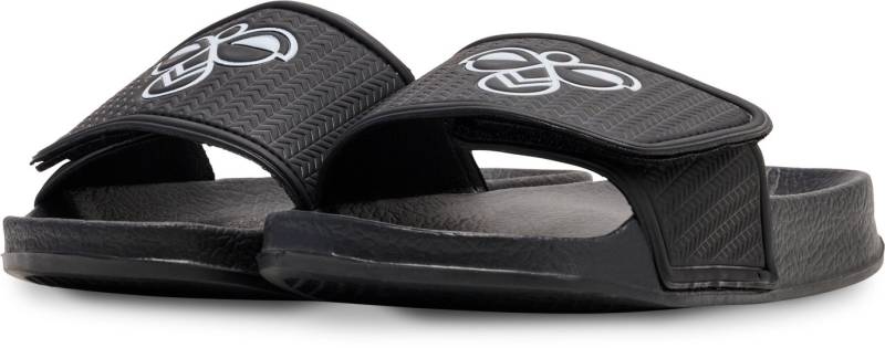 Hummel Pool Slide Vc Jr Pantoffeln, Black, 28 von Hummel