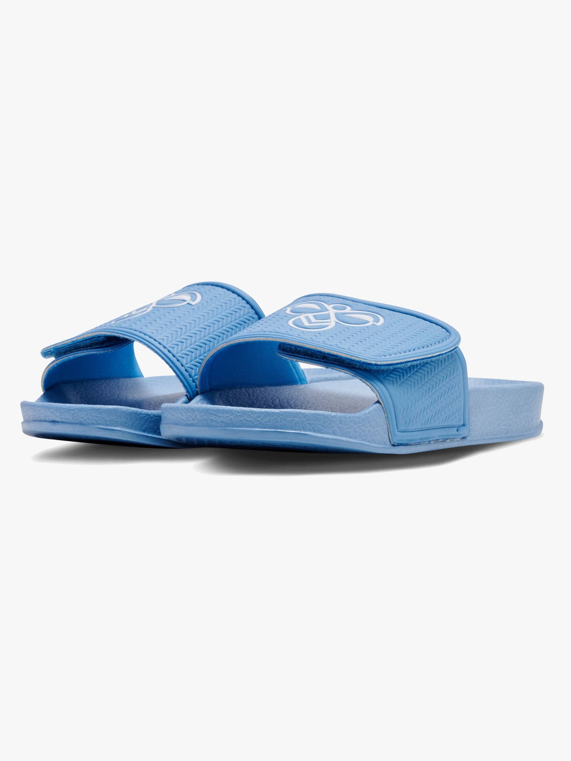 Hummel Pool Slide Vc Jr Pantoffeln, Lichen Blue, 35 von Hummel