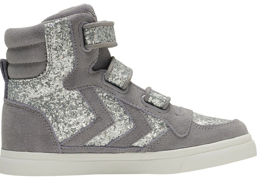 Hummel Stadil Glitter Jr Kinder Sneakers, Alloy, 26, Kinderschuhe Hummel Stadil Glitter Jr Kinder Sneakers, Alloy, 26, Kinderschuhe von Hummel