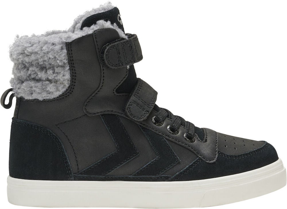 Hummel Stadil Winter High Jr Gefütterte Kinder Sneakers, Black, 30, Kinderschuhe Hummel Stadil Winter High Jr Gefütterte Kinder Sneakers, Black, 30, Kinderschuhe von Hummel