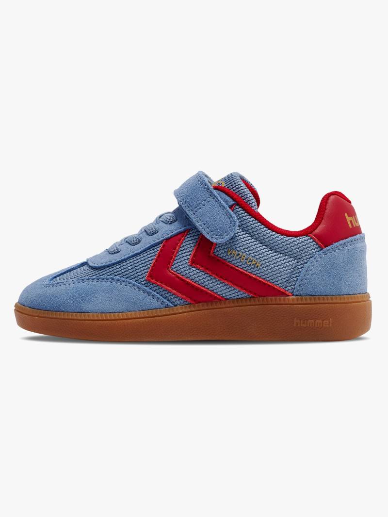 Hummel VM78 Cph Jr Kinder Sneaker, Faded Denim/Crimson, 35, Kinderschuhe Hummel VM78 Cph Jr Kinder Sneaker, Faded Denim/Crimson, 35, Kinderschuhe von Hummel