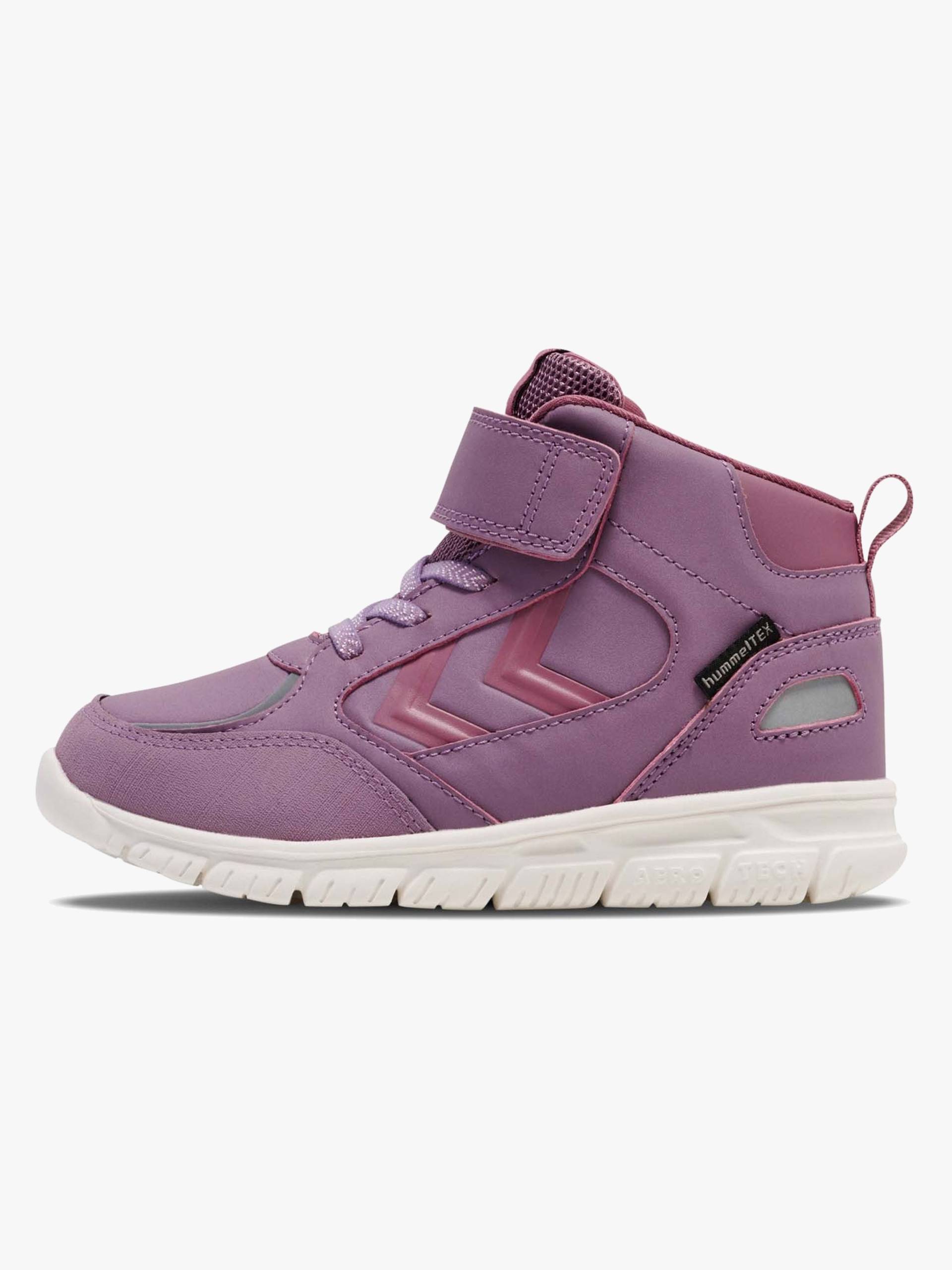 Hummel X-Light 2.0 Mid Tex Jr Kinder Sneaker, Very Grape, 25, Kinderschuhe von Hummel