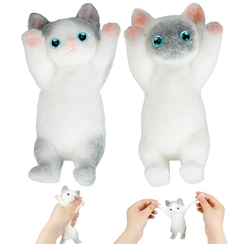 Humtudeit 2 Stück Taba Squishy Kit, Riesiger Fufu Stressabbau, Squishy Katzenpfote, Riesen-Spielzeug, Katzenspielzeug, Anti-Stress-Spielzeug, Squishy Katze Pfote von Humtudeit