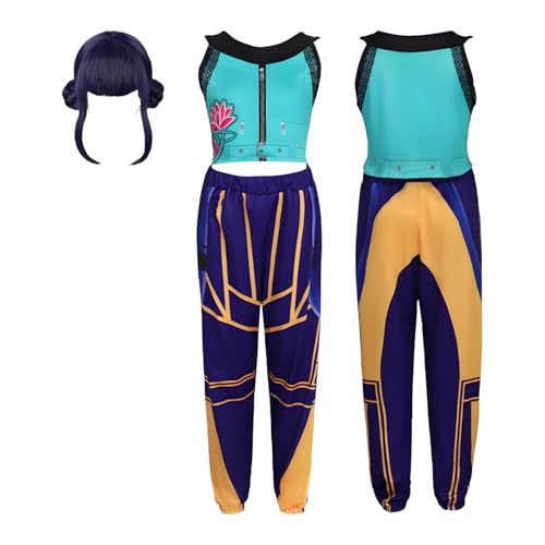 HunicandIU Halloween Kostüme Für Mädchen - Halloween Party Cosplay Komplettset - Bühnenoutfit Verkleidung Für Schule Sport Kinderhaus Geburtstag Feste Karneval Party HunicandIU Halloween Kostüme Für Mädchen - Halloween Party Cosplay Komplettset - Bühnenoutfit Verkleidung Für Schule Sport Kinderhaus Geburtstag Feste Karneval Party von HunicandIU