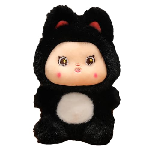 HunicandIU Hasengefüllter Tier, Bunny Plüschpuppe, Weichgefüllte Spielsachen, 25 cm tragbare Hasenpuppe, entzückende Innenhäuser für Wohnzimmer, Schlafzimmer, Arbeitszimmer von HunicandIU