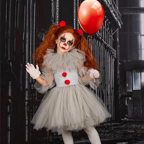 HunicandIU Mädchen Halloween Kostüme - Halloween Mädchen Kostüm | Atmungsaktive Outfit Requisiten für Verungsaktivitäten Cosplay Geburtstag Spiele tägliche Partys und Weihnachten von HunicandIU