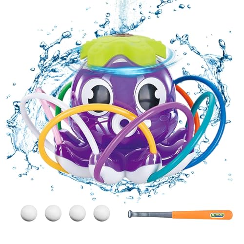HunicandIU Wasser Baseball | Rasen Wasserspray Spiel - Rotierendes Sommer Spielzeug Für Draußen Gartenparty Wasserspaß Für Mädchen HunicandIU Wasser Baseball | Rasen Wasserspray Spiel - Rotierendes Sommer Spielzeug Für Draußen Gartenparty Wasserspaß Für Mädchen von HunicandIU