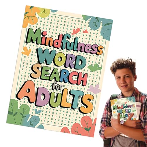 HunicandIU Wortsuche Puzzle Bücher, Erwachsene Word -Suchbücher - Reisewort Rätsel - Tragbare Unterhaltungsspiele, Gehirnübungsaktivitäten für Erwachsene Senioren Teenager von HunicandIU