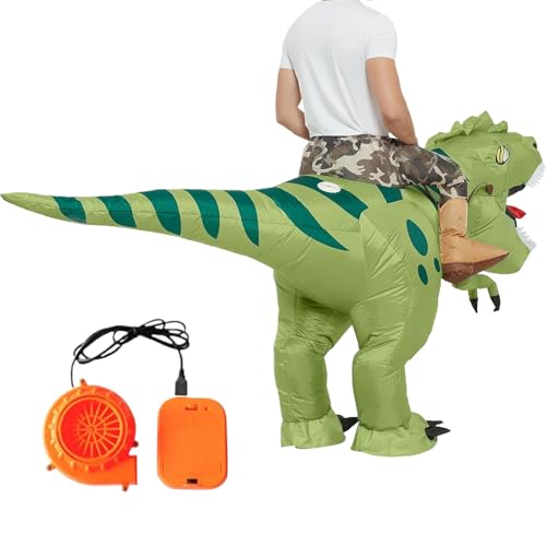 HunicandIU saur Kostüm - Aufblasbares Kostüm Erwachsene | Reit Für Halloween Schule Themenpark Party Bühnenauftritt Geburtstag Weihnachtsfeier Event von HunicandIU