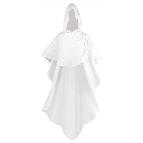 Mittelalter Umhang Männer und Damen Kapuze Mantel mit Manschette Einfarbige Tunika ies Uniform Renaissance Vampir Umhang Gothic Cosplay Cape Halloween Kostüm für Mottoparty, Halloween, Karneval von Huoghebg