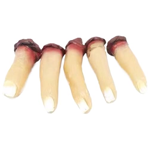5pcs gruselige gefälschte Körperteile Horror Bloody Halloween Requisiten für Spukzimmer, Vampire Zombie Party Gefälligkeiten von Huraoerrrr