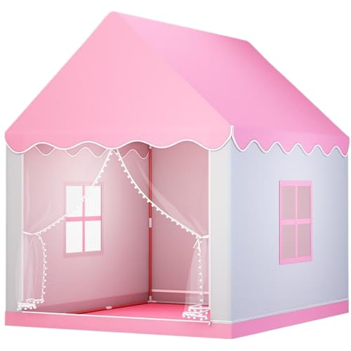 Huraoerrrr 1-Pack 41x49x50-Zoll-Kinder Spielen Zeltzelt mit Mesh-Tür, abnehmbares Spielhaus mit Metallunterstützung für Kleinkinder 1-12 Jahre, hellrot Huraoerrrr 1-Pack 41x49x50-Zoll-Kinder Spielen Zeltzelt mit Mesh-Tür, abnehmbares Spielhaus mit Metallunterstützung für Kleinkinder 1-12 Jahre, hellrot von Huraoerrrr