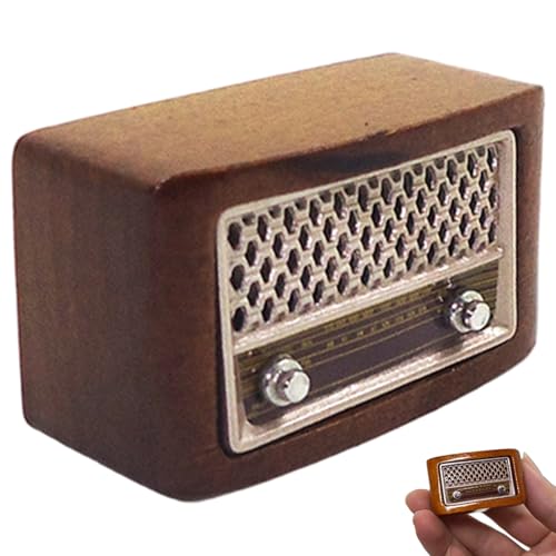 Huraoerrrr 1:12 Skala Dollhouse Miniaturen Mini Radio Klassiker Exquisite süße Miniatur -Radio -Modell Dollhouse Möbeldekoration Zubehör Huraoerrrr 1:12 Skala Dollhouse Miniaturen Mini Radio Klassiker Exquisite süße Miniatur -Radio -Modell Dollhouse Möbeldekoration Zubehör von Huraoerrrr
