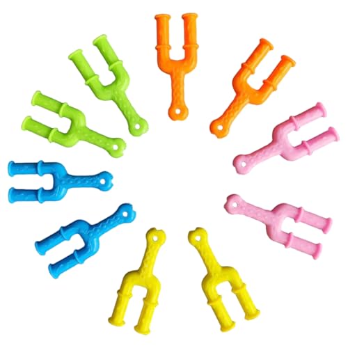 Huraoerrrr 10pcs Gummibandarmband -Kit, Kunststoffanschlüsse y -förmige Kinder Schlinge für Kinder Erwachsene von Huraoerrrr