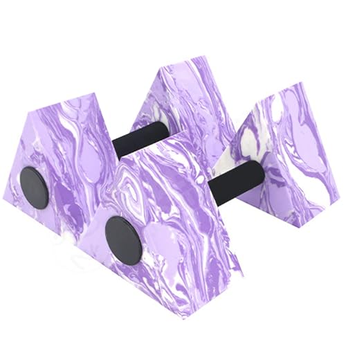 Huraoerrrr 2pcs Pool Wasser Dumbbells dreieckige Eva -Schaumgewichte hoher Auftrieb schnell trocken für Kinder Erwachsene Sporttraining, lila Huraoerrrr 2pcs Pool Wasser Dumbbells dreieckige Eva -Schaumgewichte hoher Auftrieb schnell trocken für Kinder Erwachsene Sporttraining, lila von Huraoerrrr