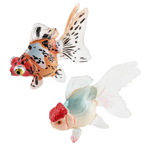 Huraoerrrr 2pcs Realistische Plastikfischspielzeug, Meerestiere Figuren für Aquariumtankdekoration Huraoerrrr 2pcs Realistische Plastikfischspielzeug, Meerestiere Figuren für Aquariumtankdekoration von Huraoerrrr