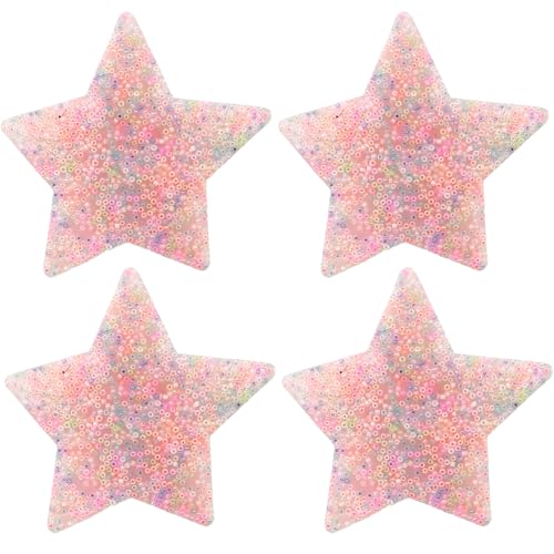 Huraoerrrr 4pcs sternförmige Hautpflückung Zappelspielzeug 3.35x3.35 Weiches Silikon-Stressabbaukissen für Kinder und Erwachsene Huraoerrrr 4pcs sternförmige Hautpflückung Zappelspielzeug 3.35x3.35 Weiches Silikon-Stressabbaukissen für Kinder und Erwachsene von Huraoerrrr