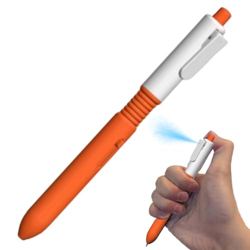 Huraoerrrr 6, 5 Zoll Wasserpistole, Mini -Wasserpistole kreativer Plastik Versenkbarer Kugelschreiber, Streichspielzeug für Kinder Erwachsene, Orange Huraoerrrr 6, 5 Zoll Wasserpistole, Mini -Wasserpistole kreativer Plastik Versenkbarer Kugelschreiber, Streichspielzeug für Kinder Erwachsene, Orange von Huraoerrrr