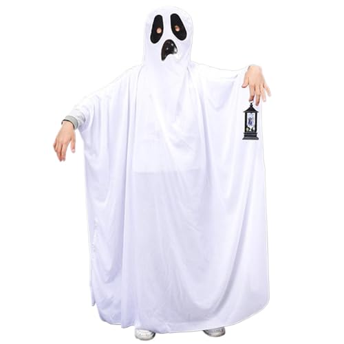 Huraoerrrr Ghost Kostüm Kids 62, 99 Zoll gruseliges Gesicht weich atmungsaktiv für Erwachsene wiederverwendbare Halloween -Party Dress Up Huraoerrrr Ghost Kostüm Kids 62, 99 Zoll gruseliges Gesicht weich atmungsaktiv für Erwachsene wiederverwendbare Halloween -Party Dress Up von Huraoerrrr