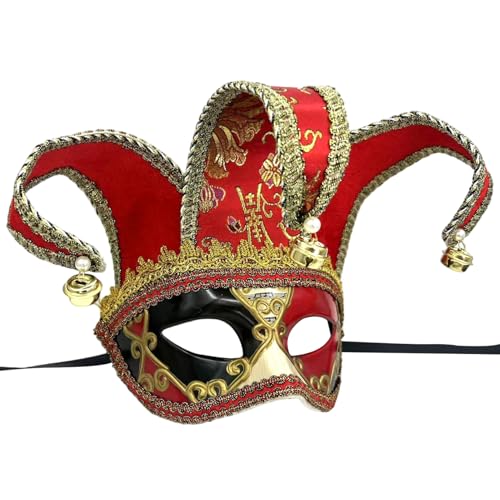 Huraoerrrr Halbgesichtsmaske für Frauen, Maskerade -Maske exquisite einzigartige Themenparty -Requisiten für Mardi Gras Halloween Cosplay Musical von Huraoerrrr