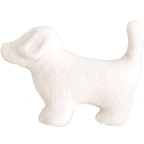 Huraoerrrr Hund Plüsch 18, 9x13, 8 Zoll weiches gefülltes Tierkissen, süßer dekorativer Plüsch für Kindersofa -Stuhl Dekor, weiß Huraoerrrr Hund Plüsch 18, 9x13, 8 Zoll weiches gefülltes Tierkissen, süßer dekorativer Plüsch für Kindersofa -Stuhl Dekor, weiß von Huraoerrrr