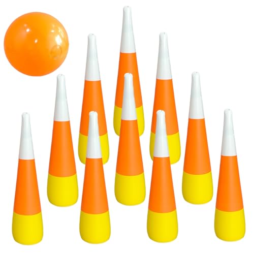 Huraoerrrr Kinder Bowling -Set, sichere und unterhaltsame aufblasbare Familien Bowlingspiel, tragbare Plastik -Thanksgiving -Spiele, Herbstkarnevalaktivität für Kinder Erwachsenen im Freien im Freien Huraoerrrr Kinder Bowling -Set, sichere und unterhaltsame aufblasbare Familien Bowlingspiel, tragbare Plastik -Thanksgiving -Spiele, Herbstkarnevalaktivität für Kinder Erwachsenen im Freien im Freien von Huraoerrrr