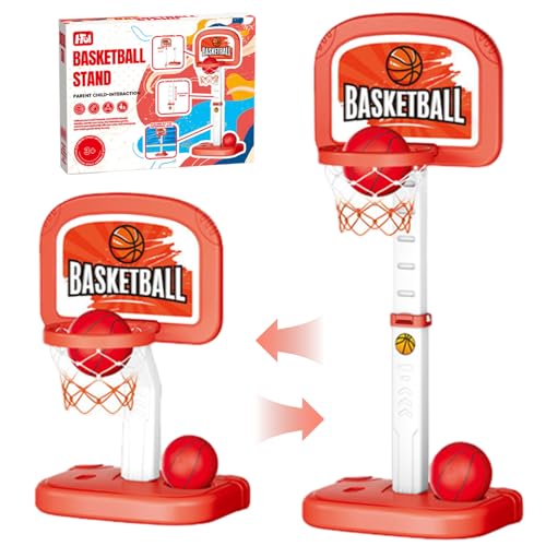 Huraoerrrr Pool-Basketball-Hoop mit Backboard 30-63 mit 2 PCS-Bällen für die Schwimmfeier verstellbar von Huraoerrrr