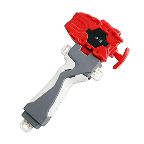 Huraoerrrr Red Plastic Spinning Launcher Sparking Launcher Metal Spinning Top Starter Pull-Wire Flying Spinner Toy für Kinder von Huraoerrrr