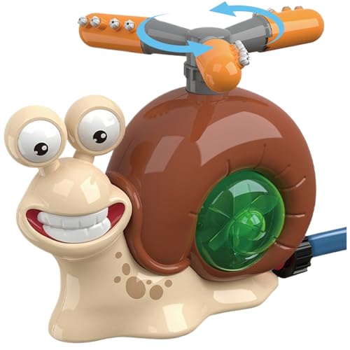 Huraoerrrr Snail-förmige 360 掳 Drehende Hofsprinkler Sommer-Wasserspielzeug für Kinder Kleinkinder im Garten, Rasen Huraoerrrr Snail-förmige 360 掳 Drehende Hofsprinkler Sommer-Wasserspielzeug für Kinder Kleinkinder im Garten, Rasen von Huraoerrrr