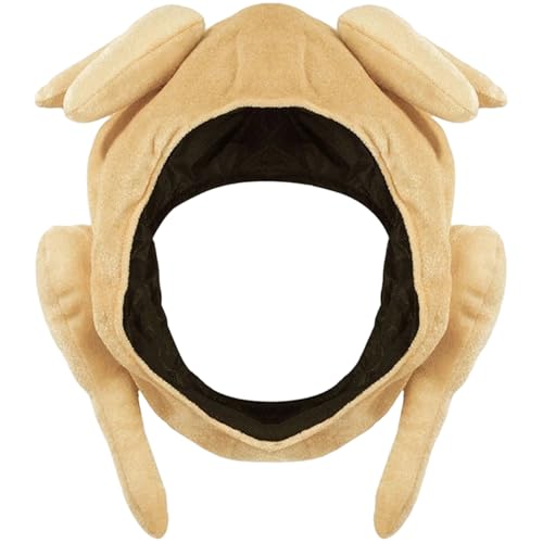 Huraoerrrr Truthahnhut, süßer weicher Samt Tierhut 9, 5 Zoll, Truthahnkostüm für Thanksgiving Halloween Carnival Cosplay Party Huraoerrrr Truthahnhut, süßer weicher Samt Tierhut 9, 5 Zoll, Truthahnkostüm für Thanksgiving Halloween Carnival Cosplay Party von Huraoerrrr