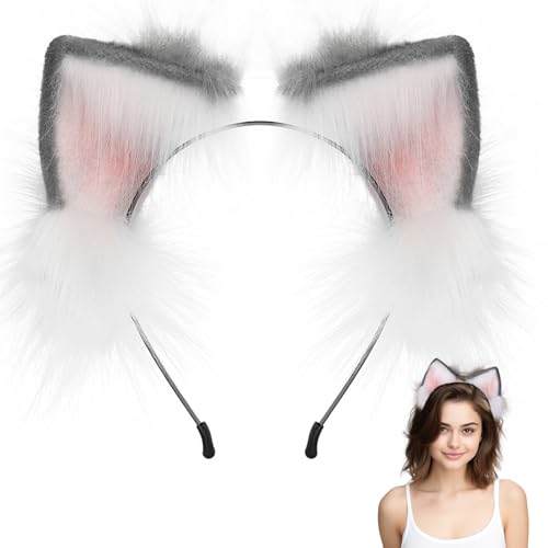 Pelzige Ohren, Kunstpelze Katzenohren Stirnband, lebensechte niedliche Fuchs -Ohren -Stirnband, Plüschtierohren Hair Hoop für Kosplay mit Kostüm, Feiertagsfeiern, Bühnenshows Pelzige Ohren, Kunstpelze Katzenohren Stirnband, lebensechte niedliche Fuchs -Ohren -Stirnband, Plüschtierohren Hair Hoop für Kosplay mit Kostüm, Feiertagsfeiern, Bühnenshows von Huraoerrrr