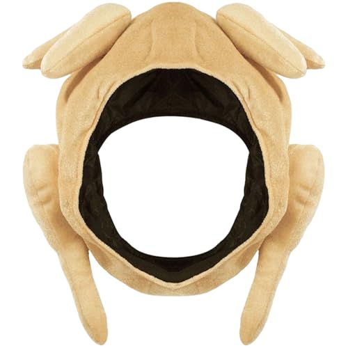 Huraoerrrr Truthahnhut, süßer weicher Samt Tierhut, 9, 5 -Zoll -Truthahnkostüm für Thanksgiving Halloween Carnival Cosplay Party Huraoerrrr Truthahnhut, süßer weicher Samt Tierhut, 9, 5 -Zoll -Truthahnkostüm für Thanksgiving Halloween Carnival Cosplay Party von Huraoerrrr
