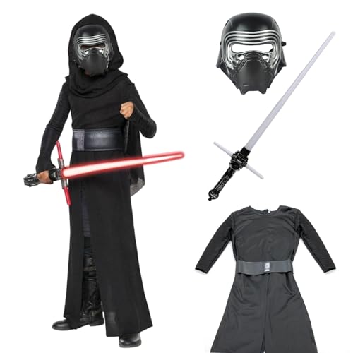 Huraogcos Kinder Kylo Ren Kostüm SW Kylo Ren Jumpsuit (M) von Huraogcos