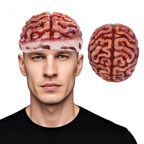 Huraogcos Zombie Gehirn Kappe Maske von Huraogcos